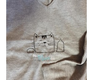 Stickdatei - Katze Du MIAUch